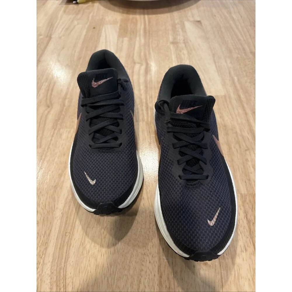 Nike Revolution 8 Womens Size 7.5 Ash Black Shoes Running Athletic HJ8485-200